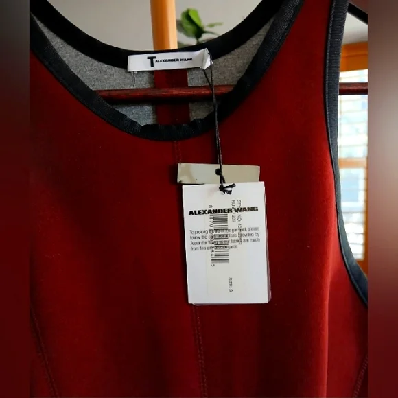 NWT T by Alexander Wang Pleated Mini Dress Size S - Picture 6 of 7